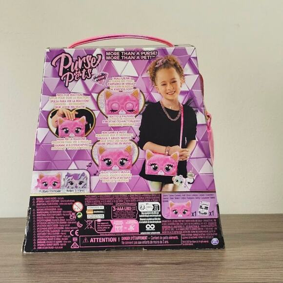 Purse Pets, Metallic Mood Flashy Frenchie Interactive Pet Toy Purse - Picture 4 of 5